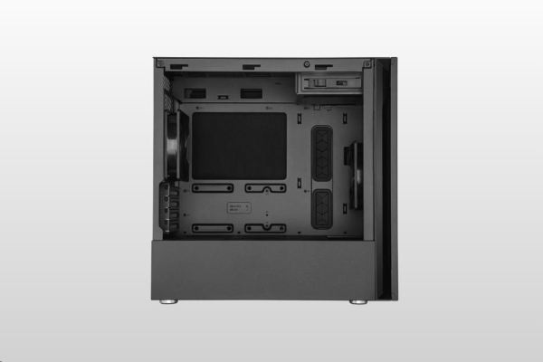 Cooler Master case Silencio S400 Steel, micro-ATX, Mini Tower, černá,  bez zdroje