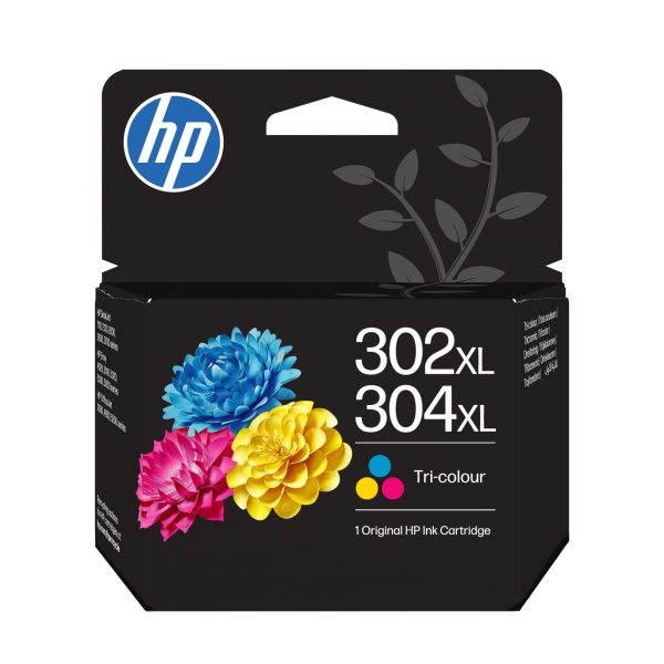 HP 302XL/304XL Tri-clr Original Ink Crtg, HP 302XL/304XL Tri-clr Original Ink Crtg