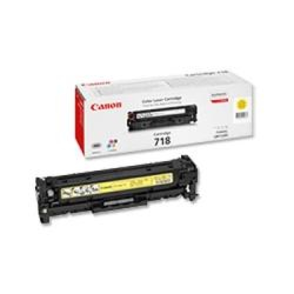 Toner CANON CRG-718 žlutý (2 900 stran)