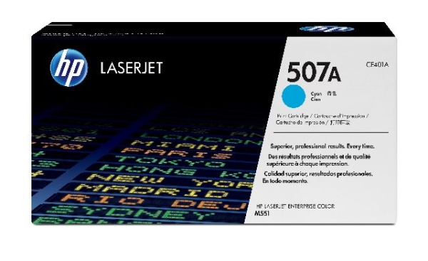 Toner HP č.507A CE401A azurový
