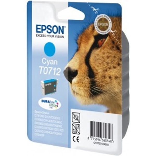 Náplň Epson C13T07124011 azurová
