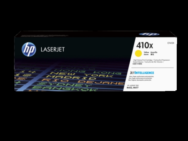 HP 410X (CF412X), žlutý originální toner do tiskárny HP
