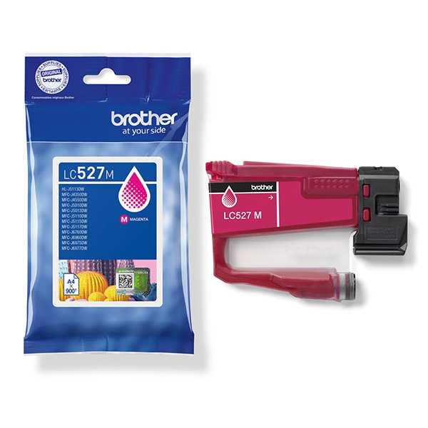 Brother LC527M - Purpurová - originální - pillow pack - inkoustová cartridge - pro Brother MFC-J4350DW, MFC-J4550DW