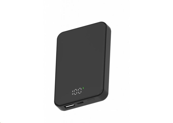 WG - Power Bank 10000 mAh, bezdrátová 15W + PD 20W + QC 3.0 22,5W, černá