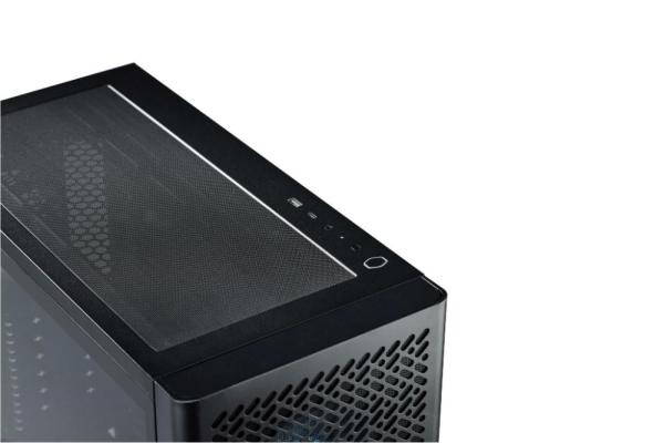 Cooler Master case Elite 502 Lite, Průhledná bočnice, ATX, 1x 120mm Fan, černá