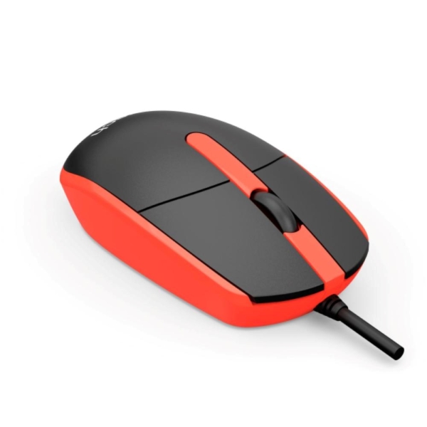 C-TECH Myš WM-10, černo/červená, USB