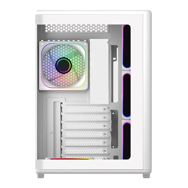 Cooler Master case Elite 600, ATX, Průhledná bočnice, 7x 120mm ARGB Fan, Bílá