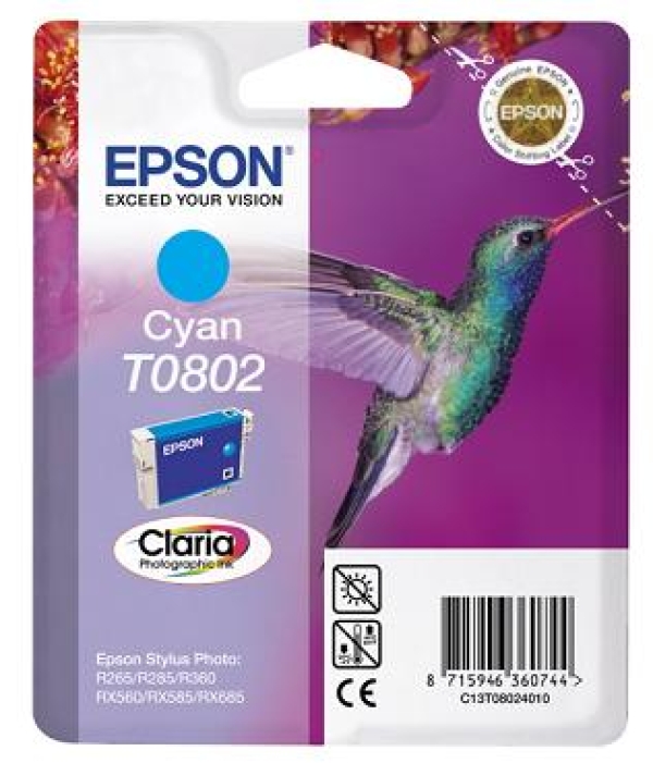 Náplň Epson C13T08024011 azurová