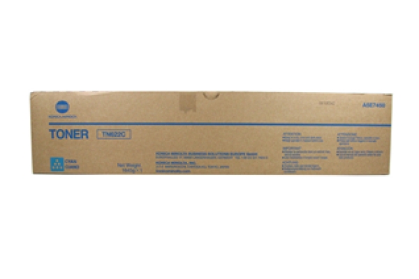 Toner Konica Minolta TN622C, azurová (92 000 stran)