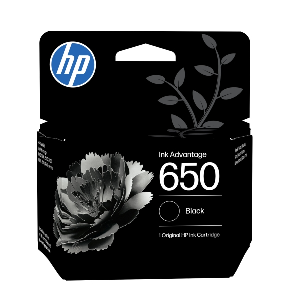 HP 650 (CZ101AE), černá originální náplň do tiskárny HP