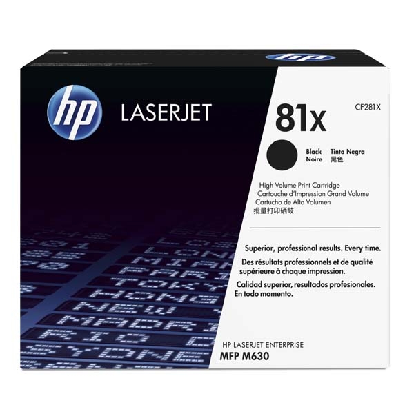 HP 81X (CF281X), černý originální toner do tiskárny HP