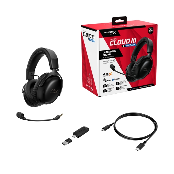 HP HyperX Cloud III WHT/PNK Gaming Headset