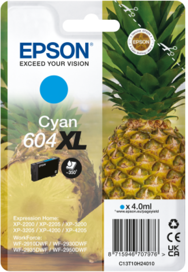 Náplň Epson C13T10H24010 azurová