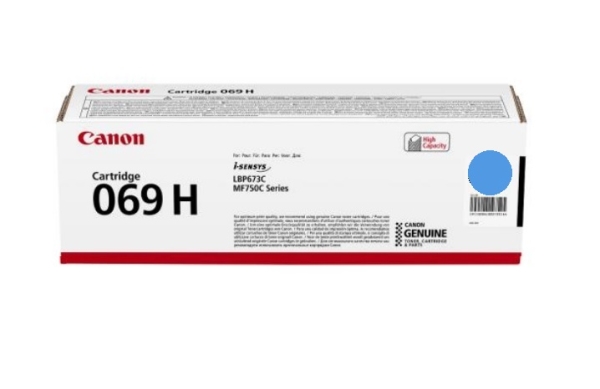 Toner CANON 069HC, 5097C002 azurový (5 500 stran)
