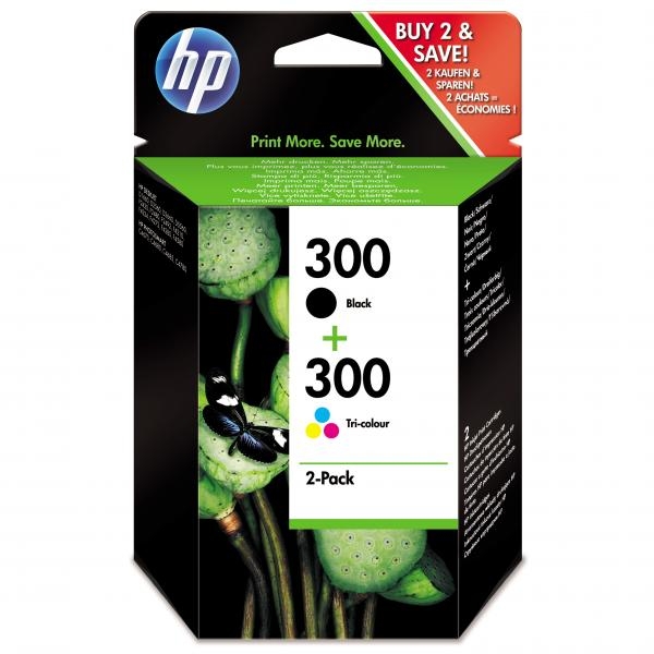 Náplň HP č.300, CN637EE černá a barevná 2-pack 
