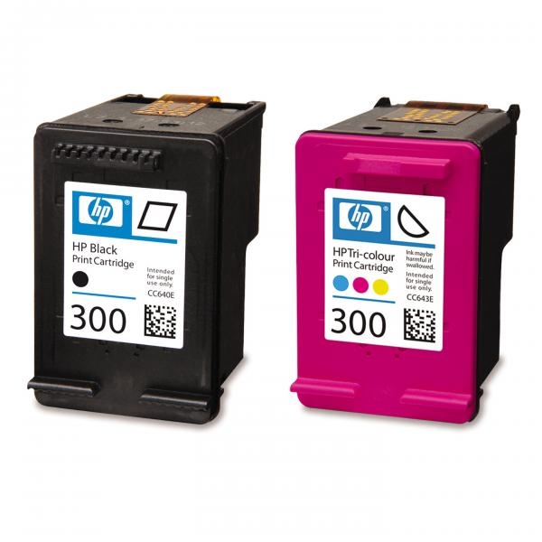 Náplň HP č.300, CN637EE černá a barevná 2-pack 