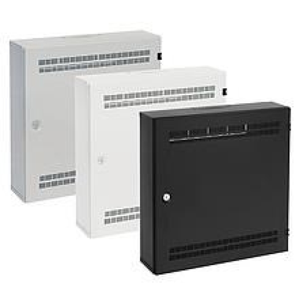 Solarix rozvaděč SOHO LC-18 s lištami 2U, 4U a 11U, 550x550x150mm šedá RAL 7035 LC-18-55-15-G