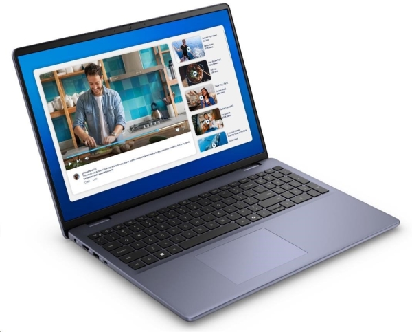 Dell 16 DC16251/C5-120U/16GB/512GB SSD/16" FHD+/Integrated/FgrPr/4 Cell/65W/WLAN/Backlit Kb/W11 Pro/3Y ProSpt