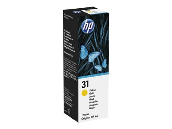 HP Ink/31 Ink Bottle Yellow, HP Ink/31 Ink Bottle Yellow
