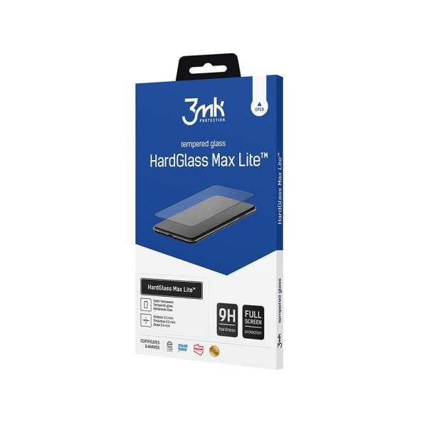 3mk tvrzené sklo HardGlass Max Lite Black pro Redmi Note 15 4G/5G