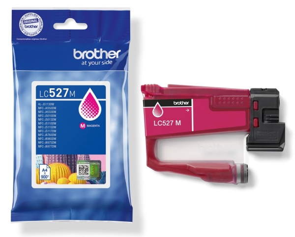 Brother LC527M - Purpurová - originální - pillow pack - inkoustová cartridge - pro Brother MFC-J4350DW, MFC-J4550DW