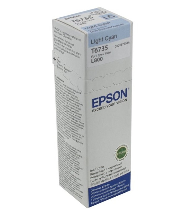 Náplň Epson C13T67354A světle azurová