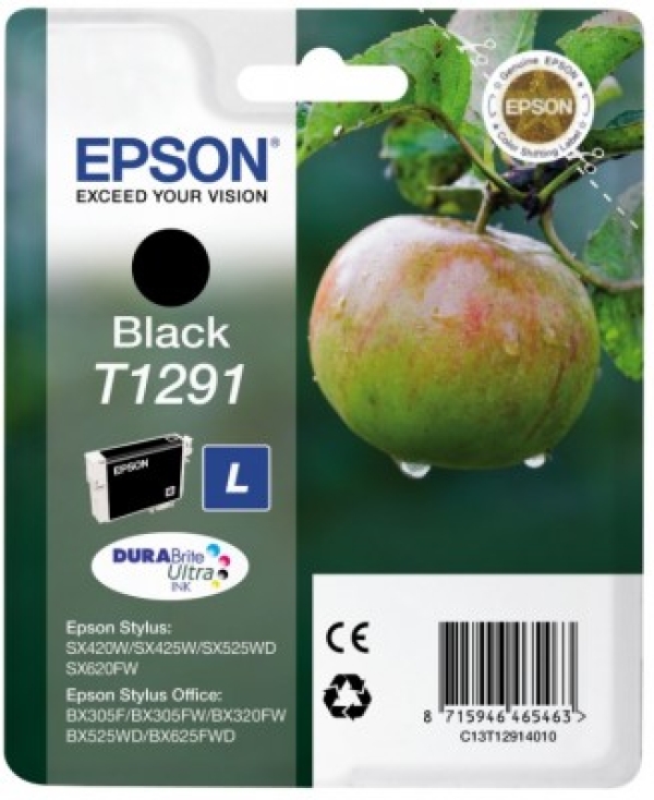 Náplň EPSON C13T12914012, T1291 černá (11,2 ml)