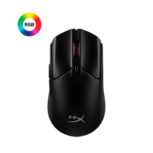 HP HyperX Pulsefire Haste 2/Herní/Optická/Pro praváky/Bezdrátová USB + Bluetooth/Černá