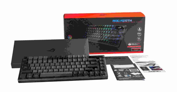 ASUS klávesnice ROG AZOTH, mechanická, Bluetooth, US, černá
