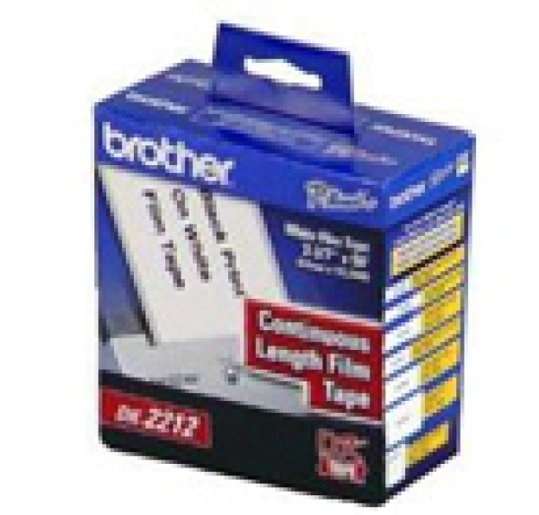 Brother filmová role 62mm x 15.24m, bílá, 1 ks, DK22212, pro tiskárny štítků