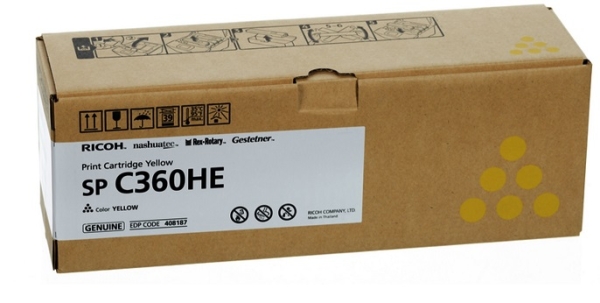 Toner Ricoh 408187 žlutý