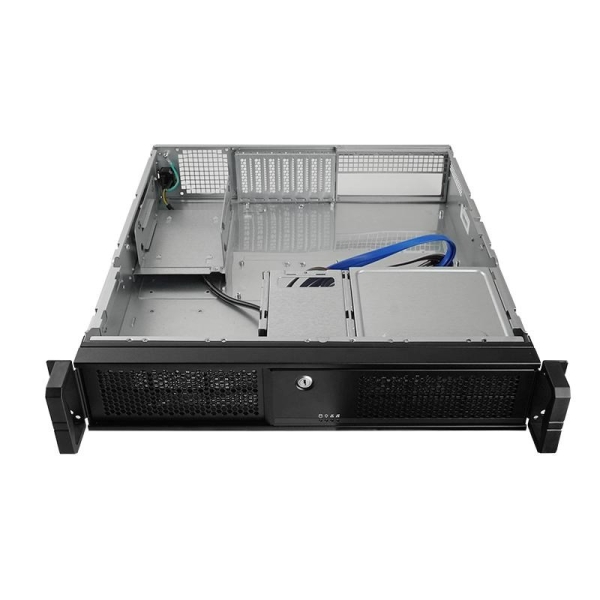 CHIEFTEC skříň Rackmount 2U mATX/ATX, UNC-209S-B, 400W PSU, Black