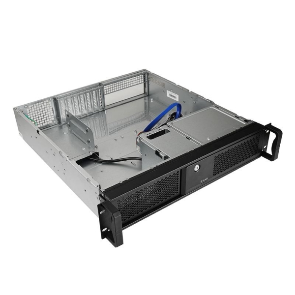CHIEFTEC skříň Rackmount 2U mATX/ATX, UNC-209S-B, 400W PSU, Black
