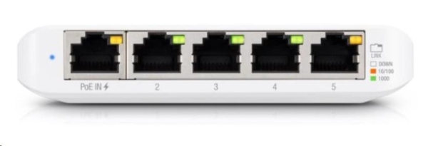 UBNT UniFi Switch USW-Flex-Mini-5, 5-pack  [5xGigabit, 1xPoE In]