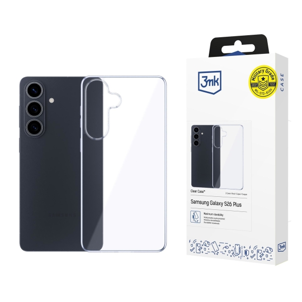 3mk ochranný kryt Clear Case pro Samsung Galaxy S26+