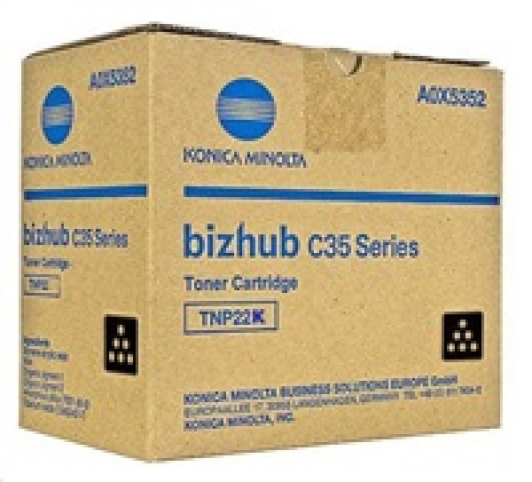 Toner Konica Minolta TNP22K A0X5152 černý