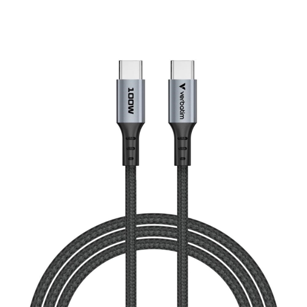 VERBATIM Kabel USB-C Sync & Charge, 100W, 120cm