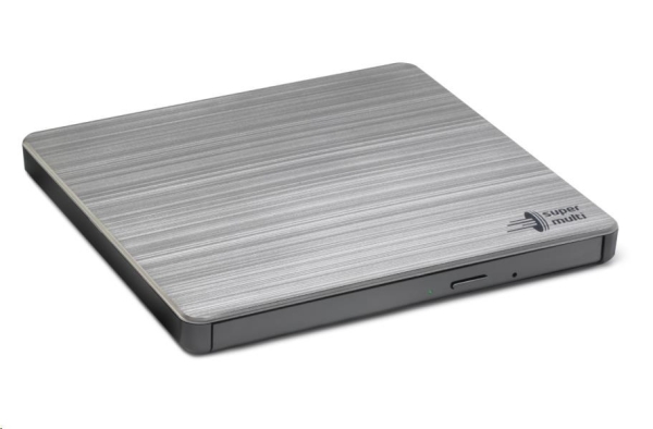 Externí mechanika HITACHI LG DVD-W/CD-RW/DVD±R/±RW/RAM GP60NS60, Slim, Silver, box+SW (GP60NS60) 