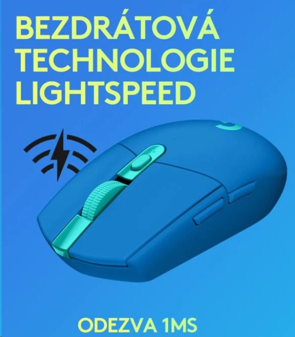 Logitech G305 LIGHTSPEED Wireless Gaming Mouse - BLUE - 2.4GHZ/BT - N/A - EER2 - G305