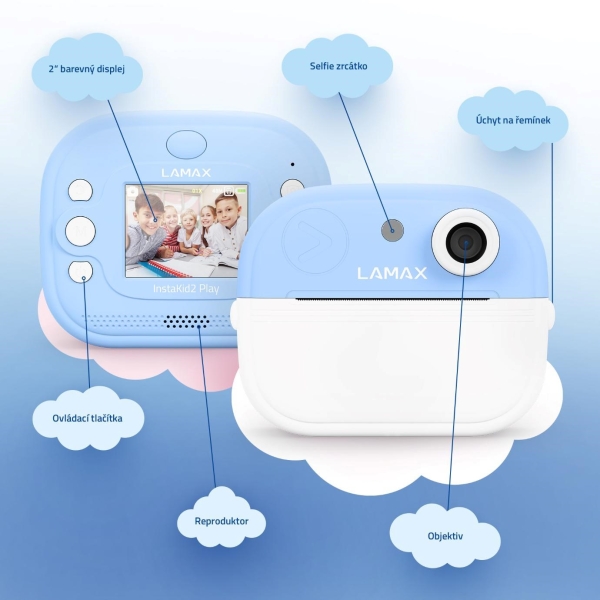 LAMAX InstaKid2 Play - blue