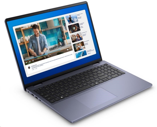 Dell 16 DC16251/C5-120U/16GB/512GB SSD/16" FHD+/Integrated/FgrPr/4 Cell/65W/WLAN/Backlit Kb/W11 Pro/3Y ProSpt