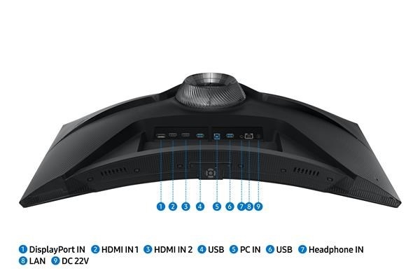 Samsung Odyssey G7 (G70D) 32" LED IPS 3840x2160 Mega DCR 1ms 350cd DP HDMI pivot 144Hz