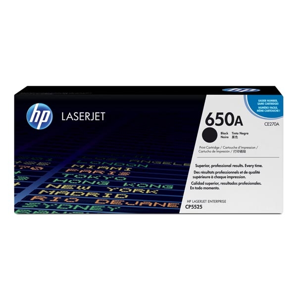 Toner HP č.650A CE270A černý