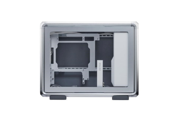 Cooler Master case MasterFrame 400 Mesh Silver, mATX, Průhledná bočnice, 1x 120 mm ARGB Fan, Střibrná