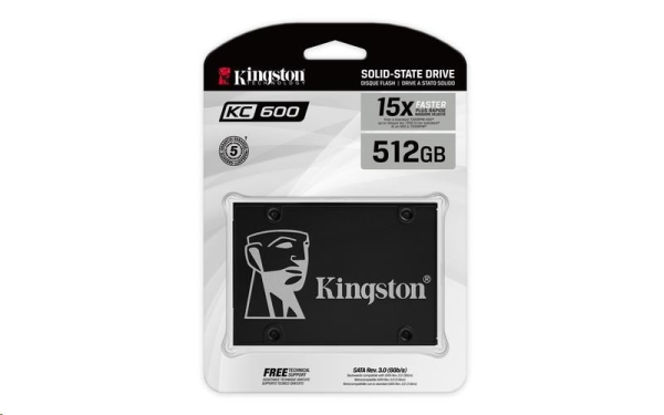 SSD Kingston 512GB SSD KC600 SATA3 2.5"