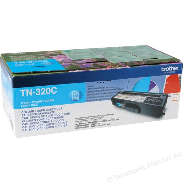 Toner Brother TN-320C azurový