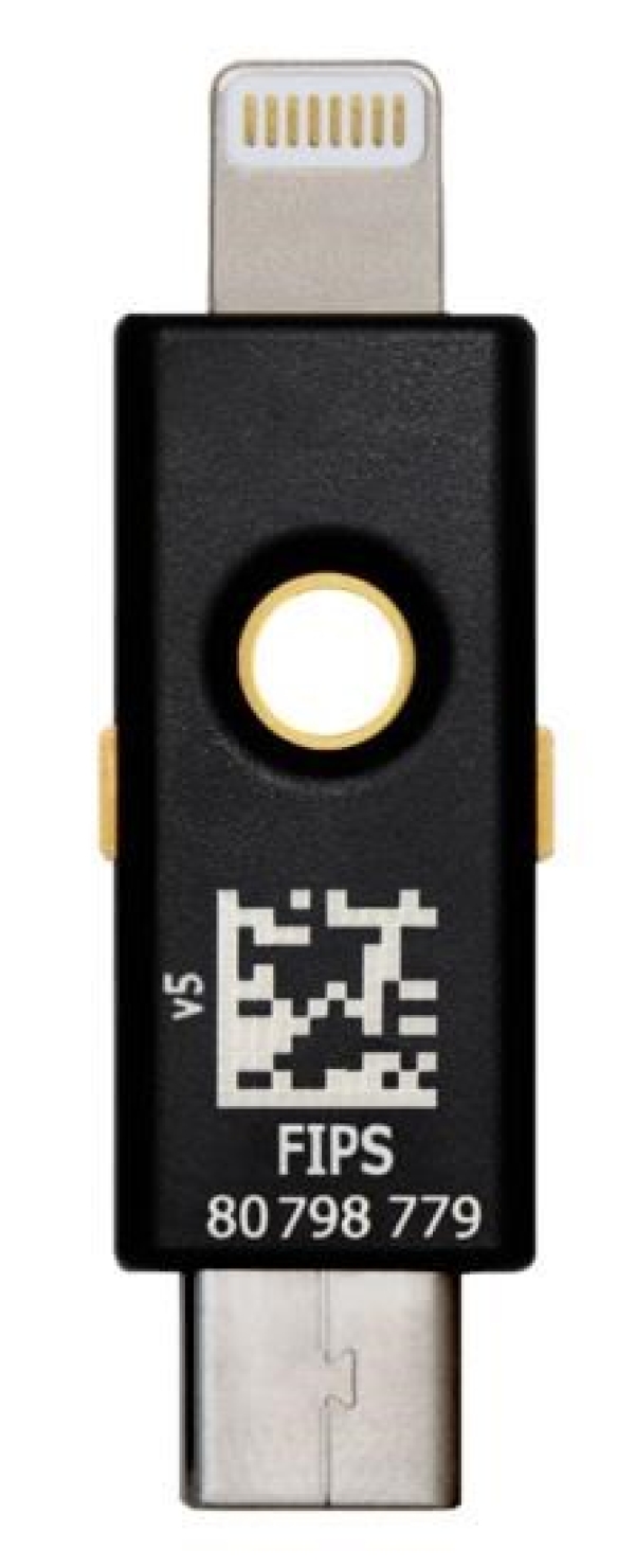 YubiKey 5Ci FIPS - USB-C+Lighting