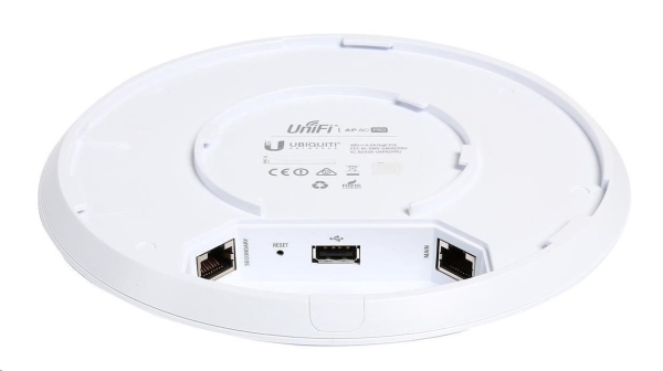 UBNT UniFi AP AC PRO, včetně PoE adaptéru [vnitřní/venkovní AP, dual-b 2.4+5GHz (450+1300Mbps), MIMO, 802.11a/b/g/n/ac]