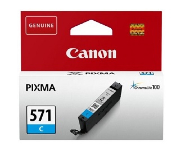 Canon CLI 571C (0386C001), azurová barva pro tiskárny Canon