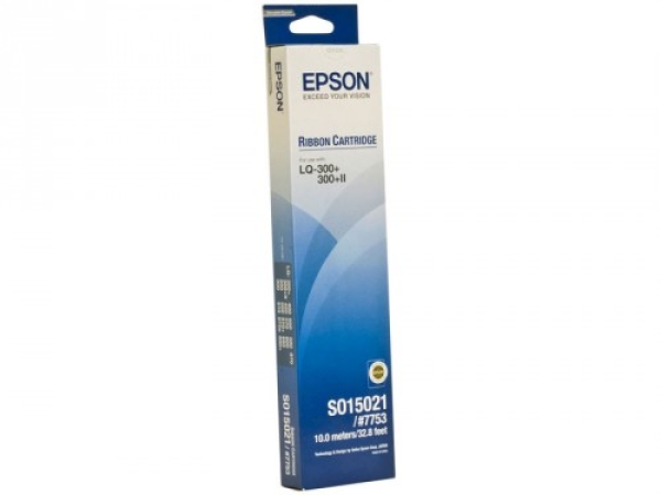 Epson originální páska do tiskárny, C13S015633, černá, Epson LQ 300, 350, +, +II